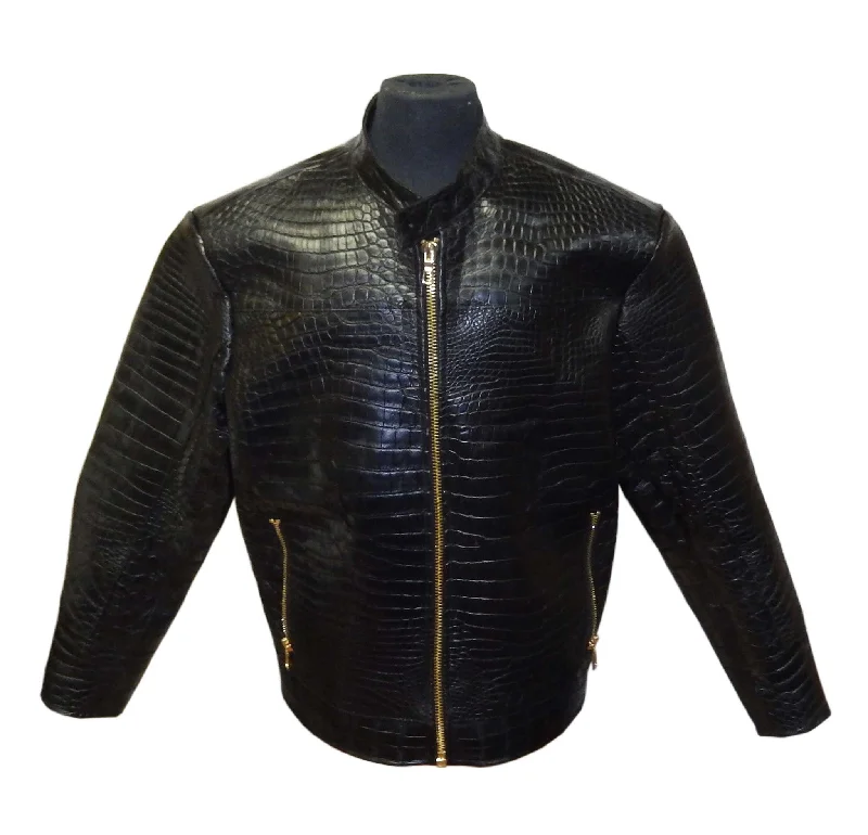 G-Gator - 2020 All-Over Black Alligator Jacket