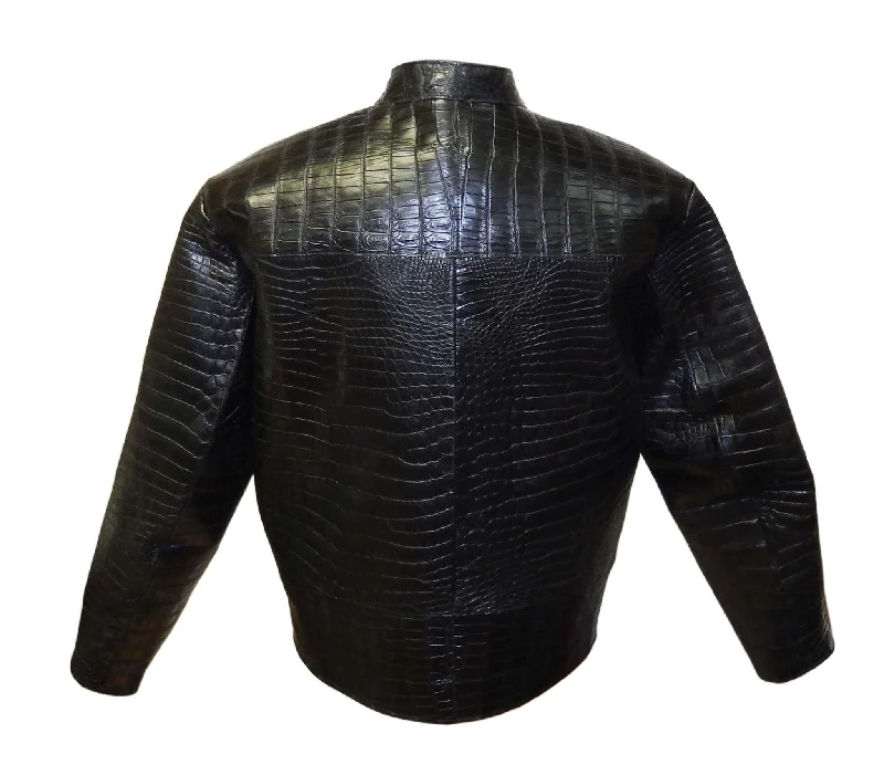 G-Gator - 2020 All-Over Black Alligator Jacket