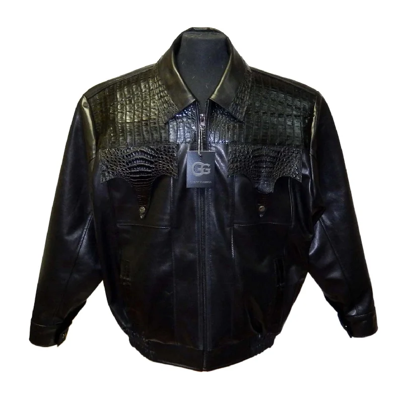 G-Gator - 2035 Calf Skin/Ostrich/Alligator Jacket