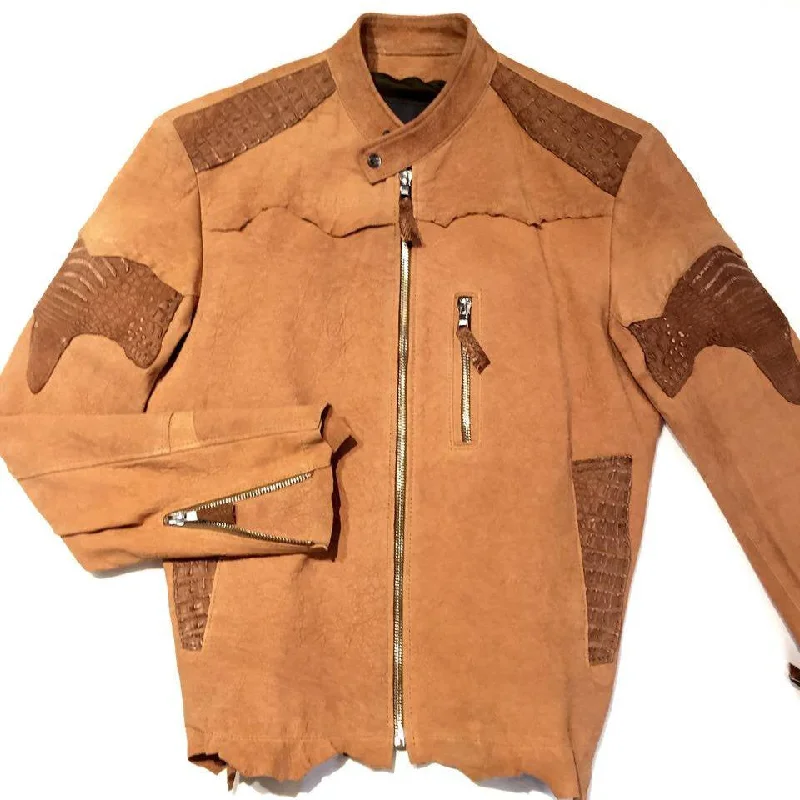 G-Gator Dune Alligator/Jungle Suede Rough Cut Jacket