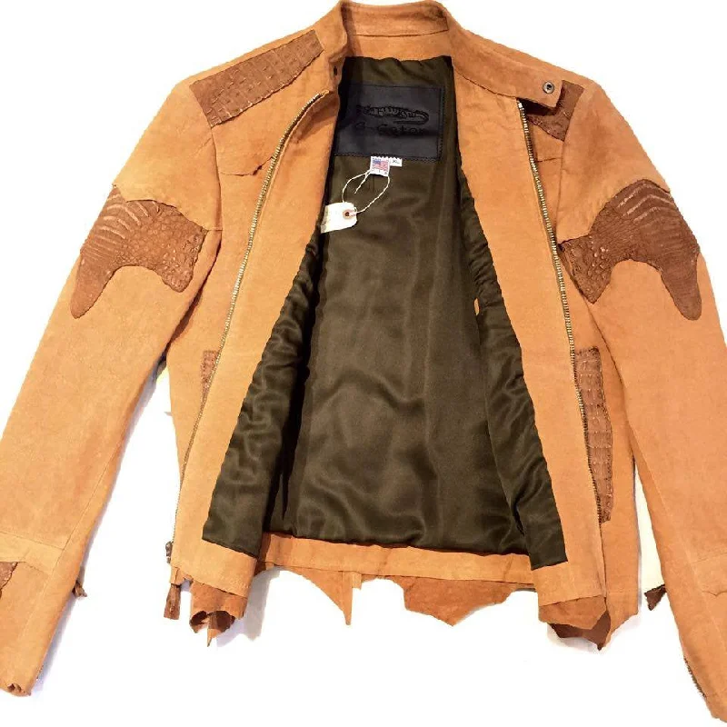 G-Gator Dune Alligator/Jungle Suede Rough Cut Jacket