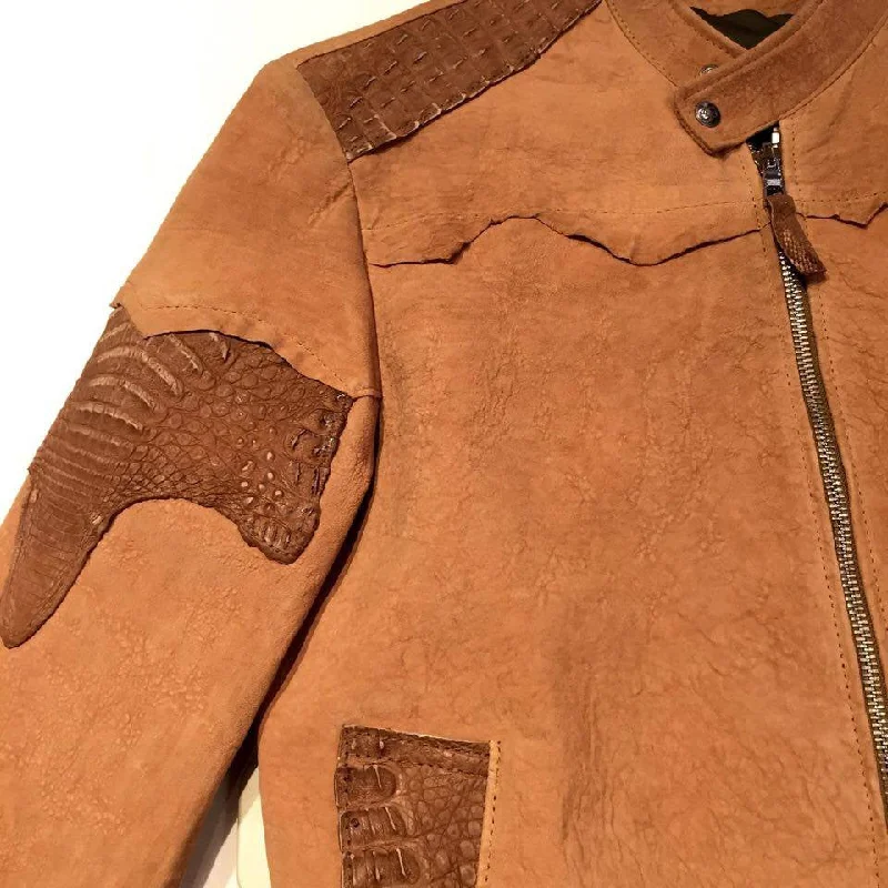 G-Gator Dune Alligator/Jungle Suede Rough Cut Jacket