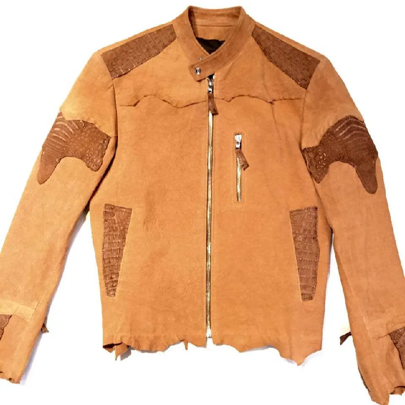 G-Gator Dune Alligator/Jungle Suede Rough Cut Jacket