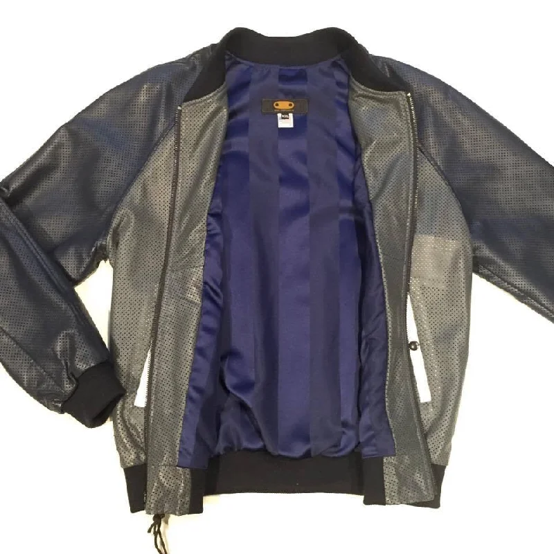 G-Gator Lambskin Varsity Perforated Jacket