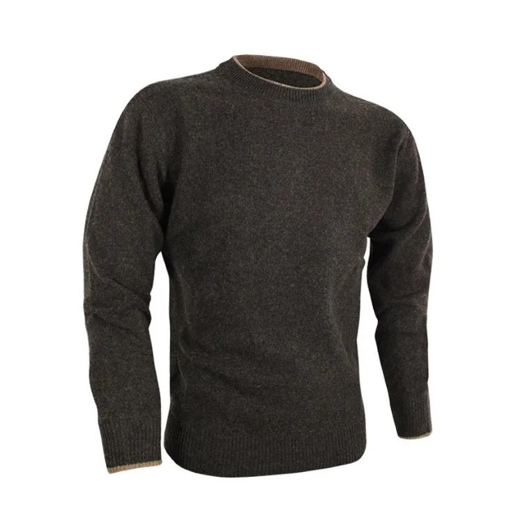 Jack Pyke Ashcombe Crew Neck Sweater - Dark Olive