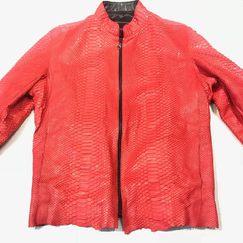 Kashani Baby Soft Full Python Snake Jacket