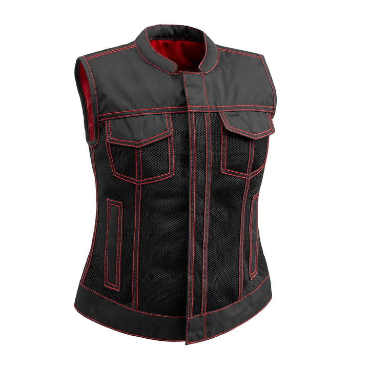 Ladies Moto Mesh - Jessica Club Style Vest