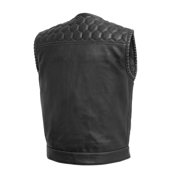 Leather Hornet Vest Perforated