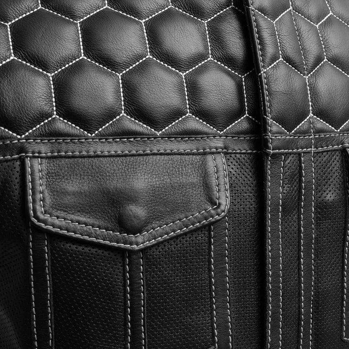 Leather Hornet Vest Perforated