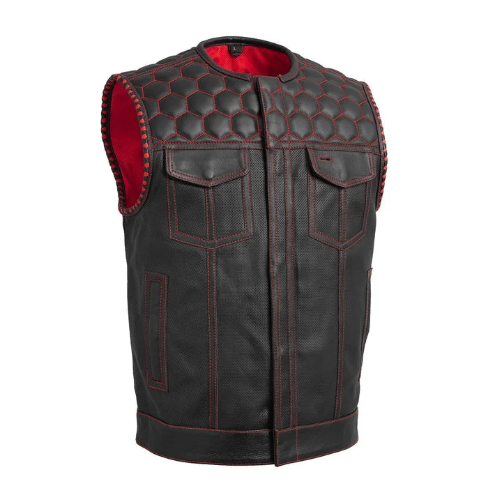 Leather Hornet Vest Perforated