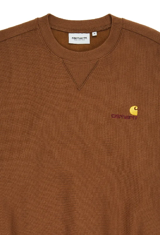 Carhartt WIP Men's American Script Sweat - Tobacco