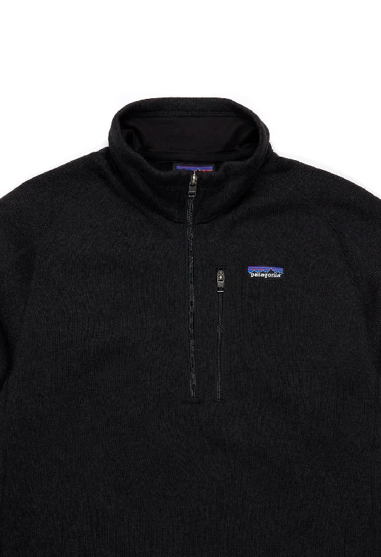 Patagonia Men's Better Sweater 1/4 Zip - Black