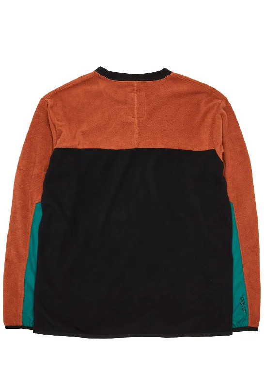 KAVU Men's Crew Who Fleece Sweatshirt - Woodlot