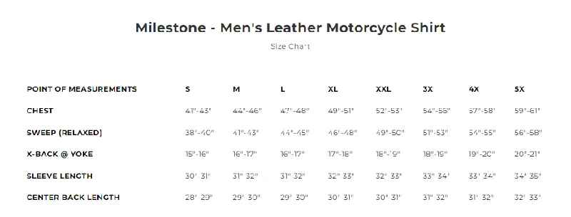 Men's Milestone Leather Shirt