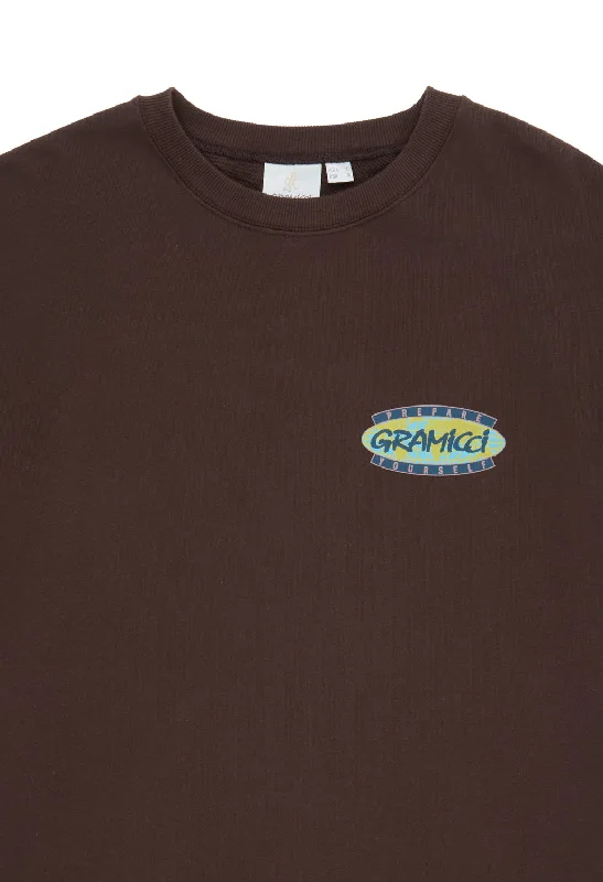 Gramicci Prepare Yourself Sweatshirt - Dark Brown