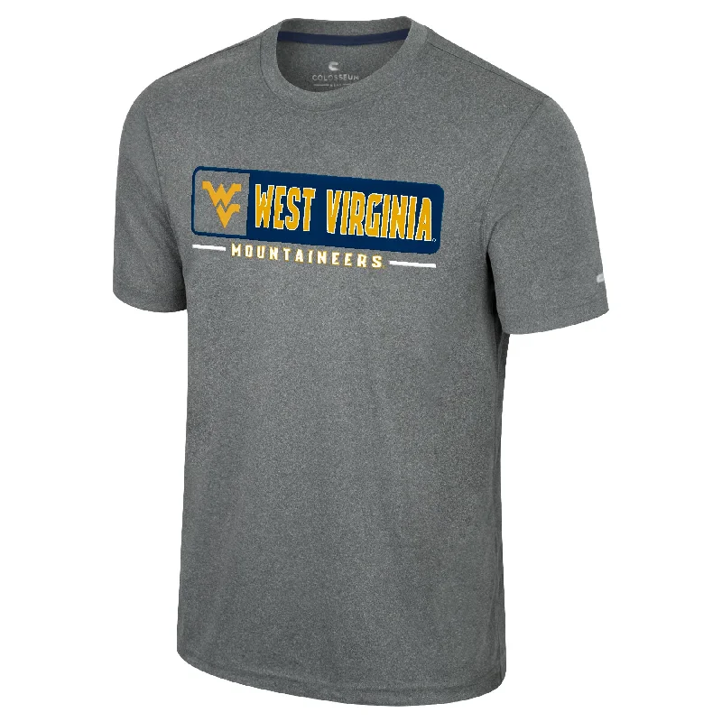 WVU Mens Metallic Mint Short Sleeve Tee