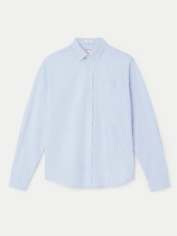 The Jasper Oxford Shirt in Medium Blue