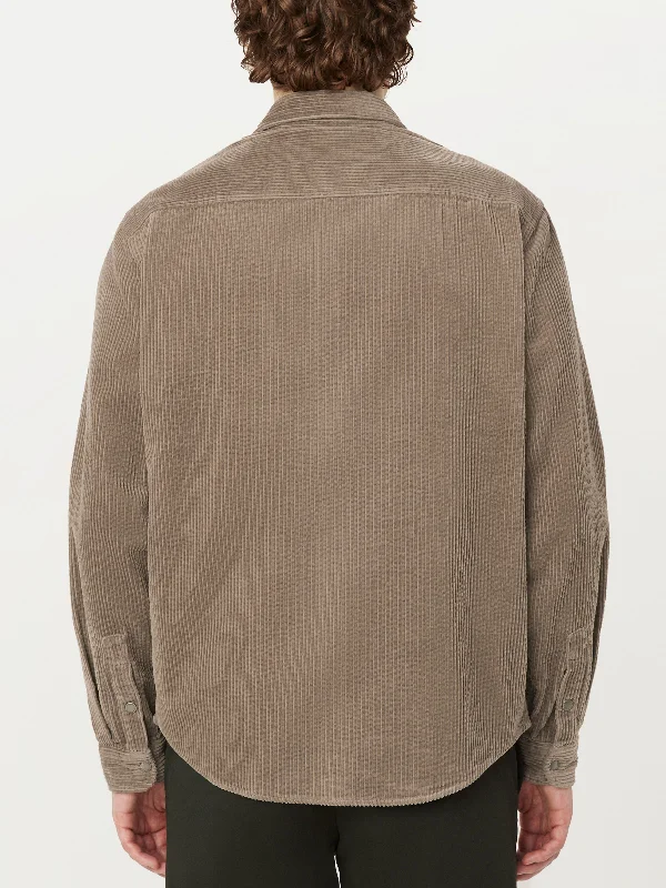 The Corduroy Shirt in Sandstone