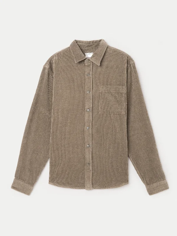 The Corduroy Shirt in Sandstone