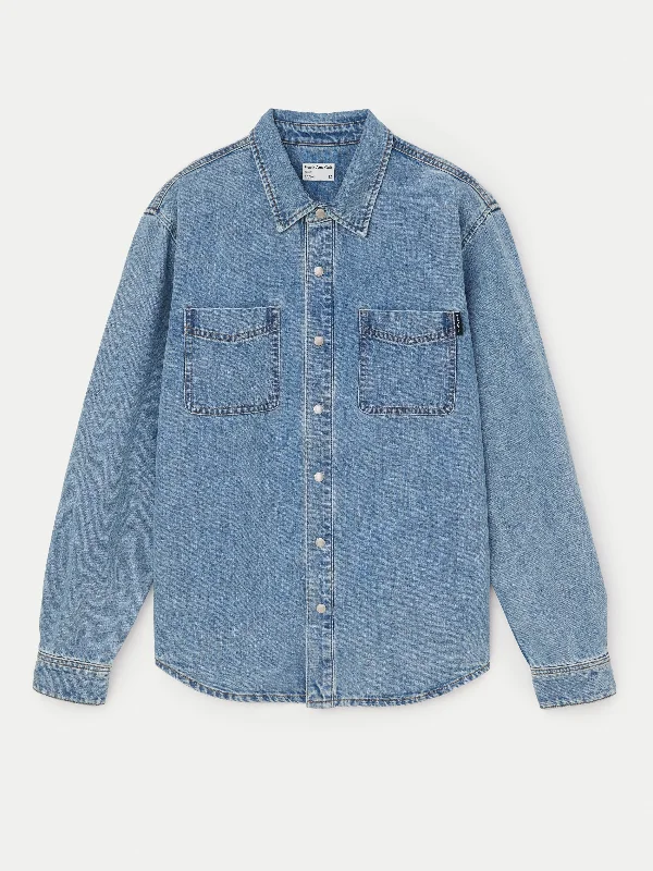 The Denim Shirt in Light Blue