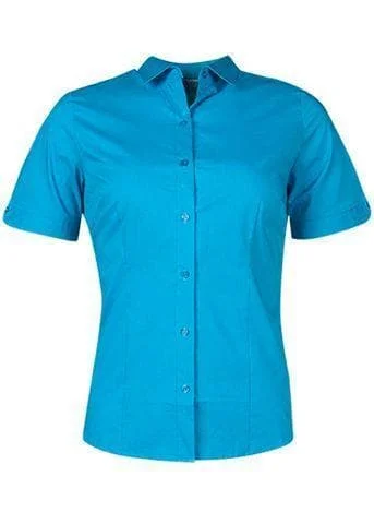 Aussie Pacific Ladies Short Sleeve Work Shirt 2903S