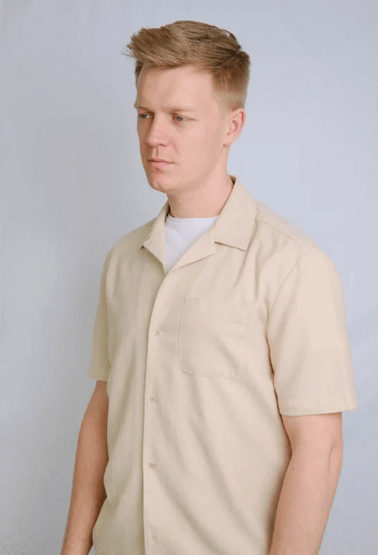 The Alexander 100% Recycled Beige Shirt