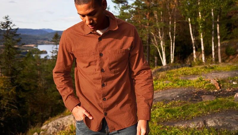 Burnt Orange Reine Boxy Fit Shirt