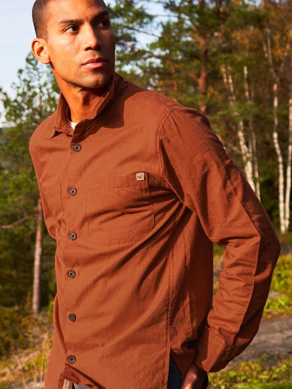 Burnt Orange Reine Boxy Fit Shirt