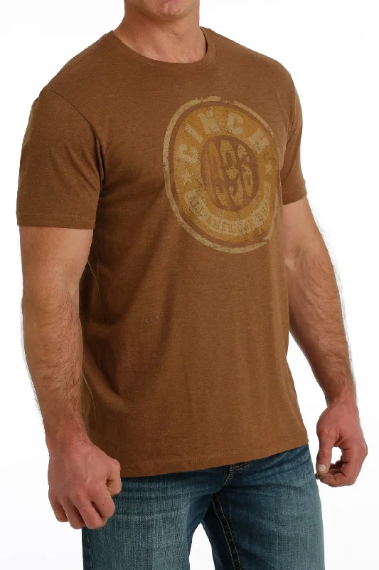 Cinch American Brand Tee ~ Brown