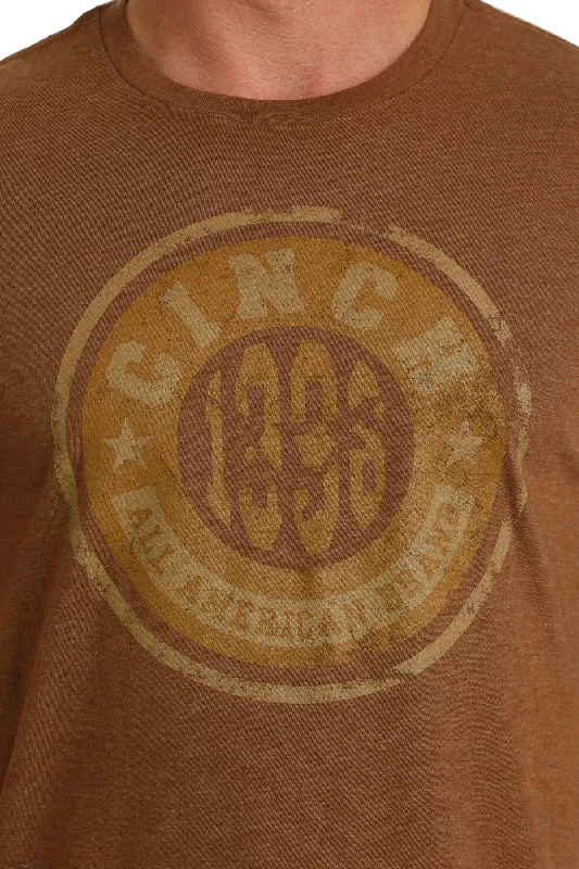 Cinch American Brand Tee ~ Brown