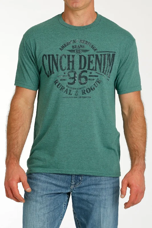 Cinch American Brand Tee ~ Green