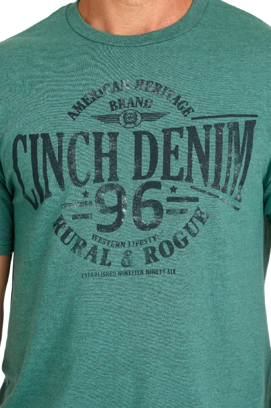 Cinch American Brand Tee ~ Green