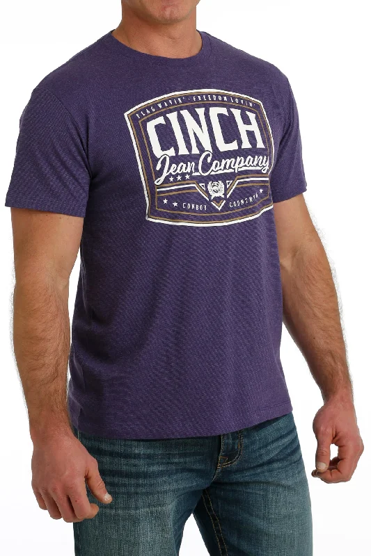 Cinch American Brand Tee ~ Purple