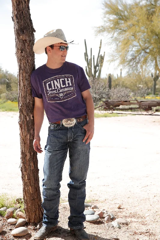 Cinch American Brand Tee ~ Purple