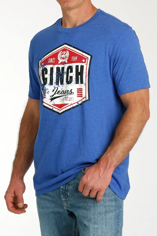 Cinch American Brand Tee ~ Royal