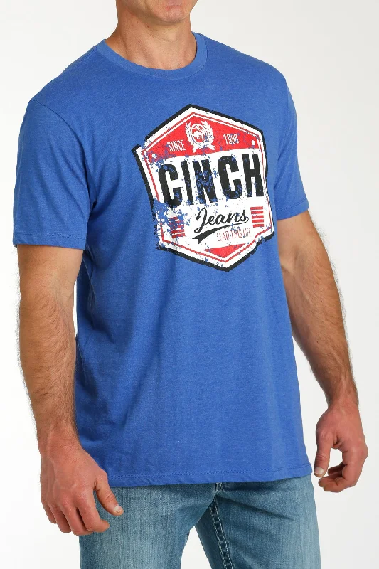 Cinch American Brand Tee ~ Royal