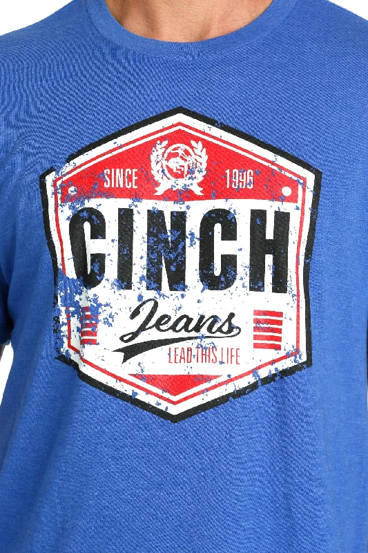 Cinch American Brand Tee ~ Royal