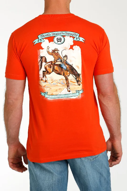 Cinch Keep America Cowboy Tee ~ Red