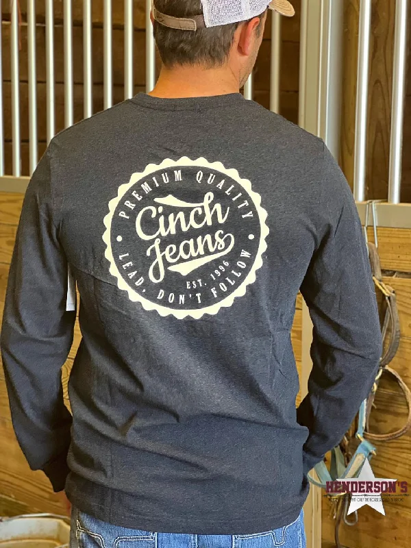 Cinch Long Sleeve Tee ~ Navy