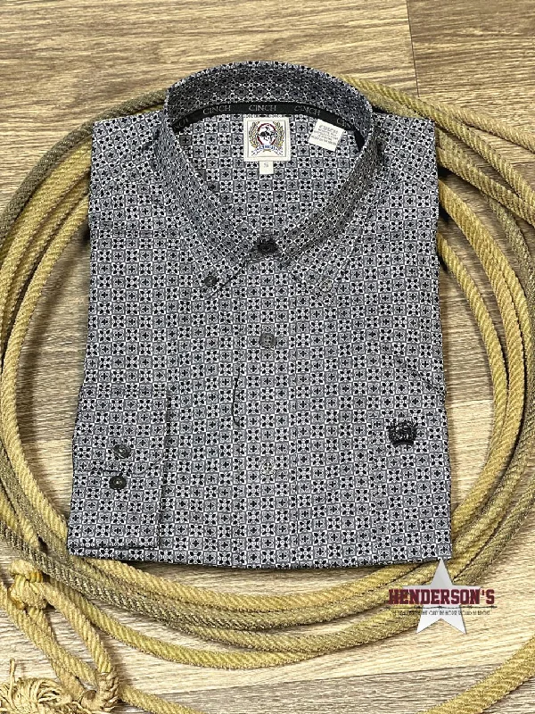 Cinch Plain Weave  ~ Grey Print