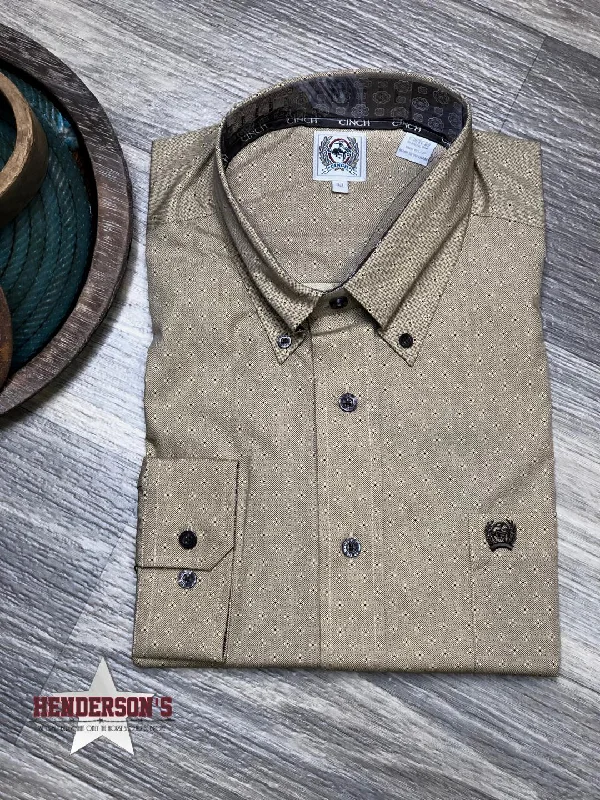 Cinch Plain Weave Print ~ Khaki