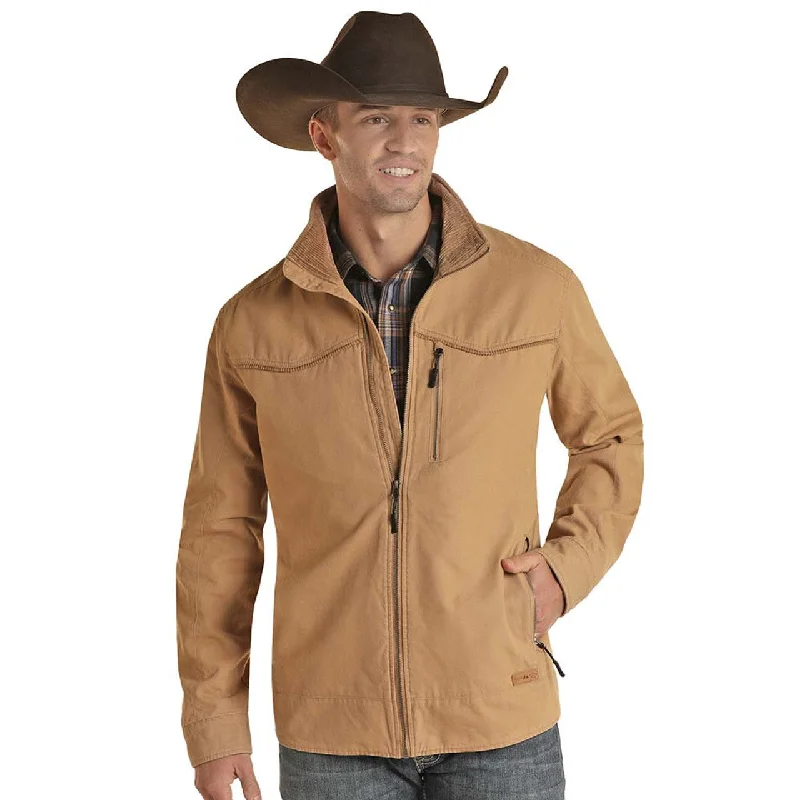 Cotton Canvas Jacket by Powder River ~ Tan