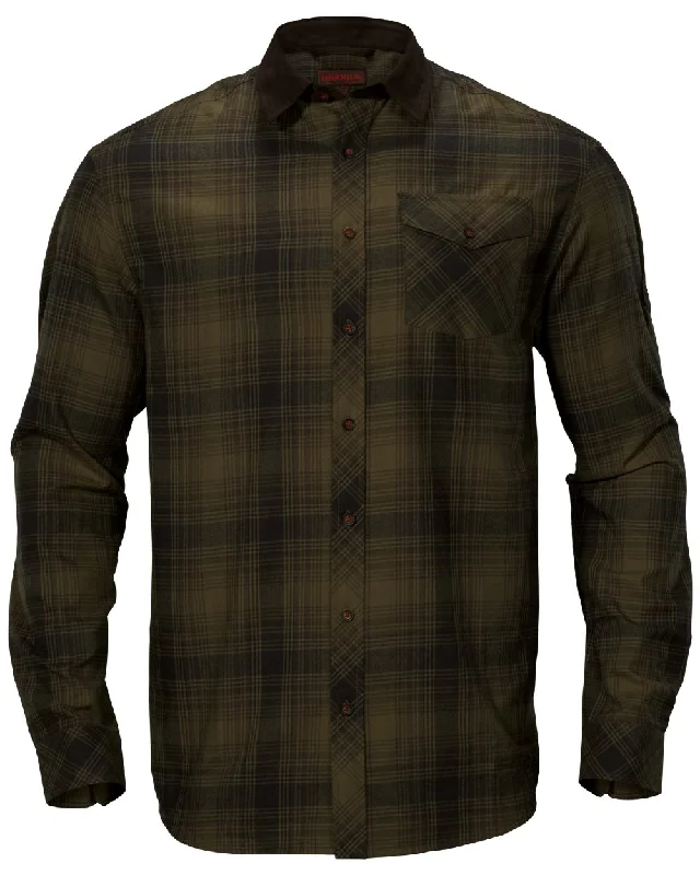 Olive Green Check / Small