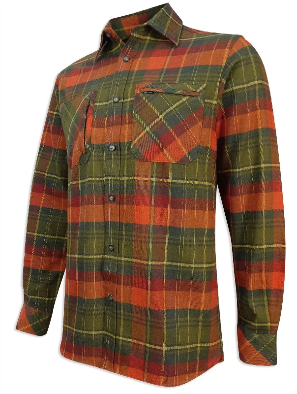 Autumn - Hunters Orange Green Check / Small