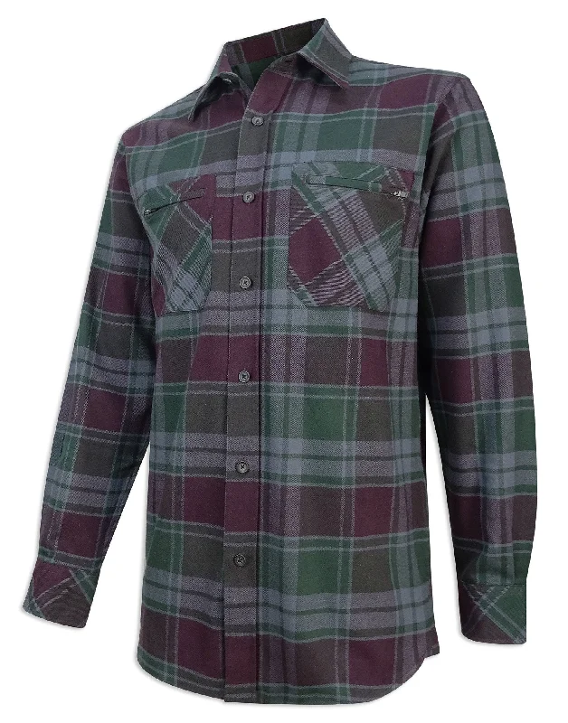 Heather Burgundy Green Check / Small