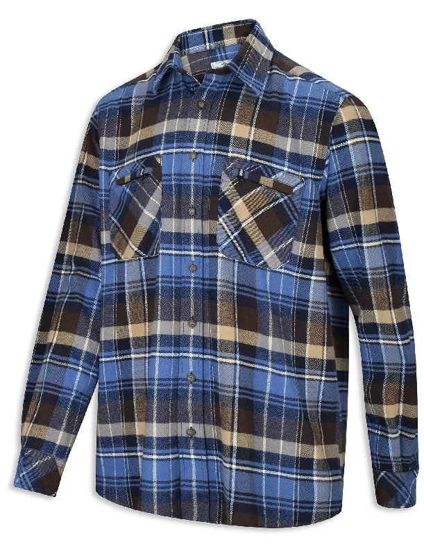 Blue Brown Check / Small