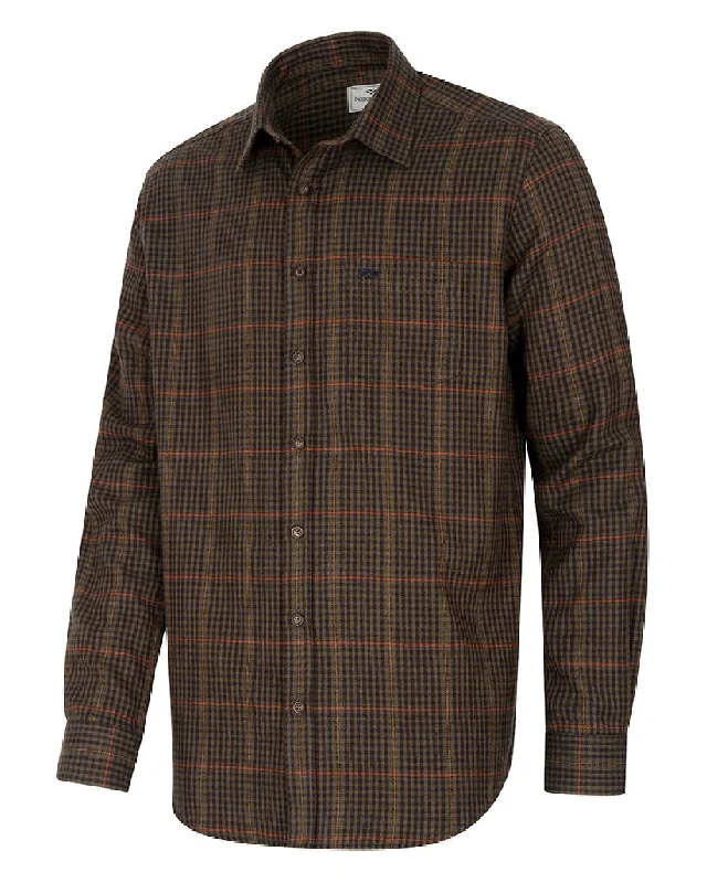 Hoggs of Fife Harris Cotton Twill Check Shirt