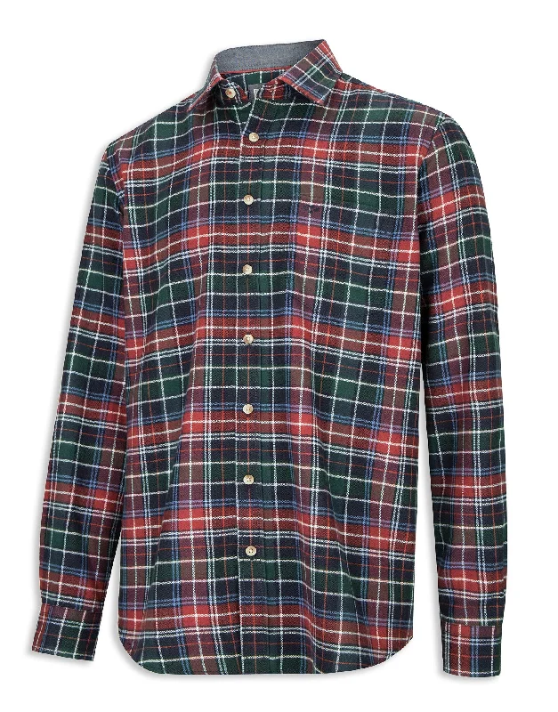 Hoggs of Fife Pitlochry Flannel Check Shirt