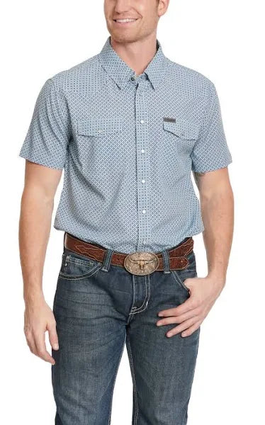 Men's Geo Print by Panhandle Slim ~ Blue