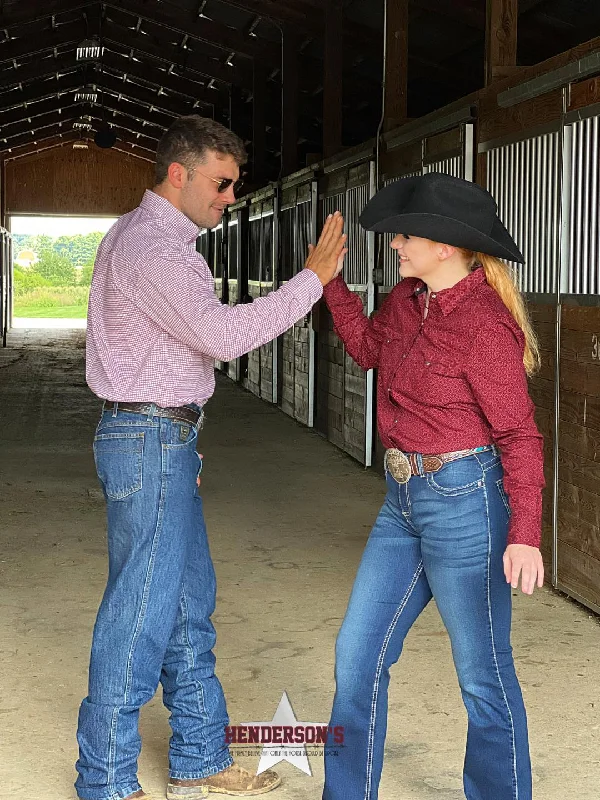 Men's George Strait Dress Shirt ~ Red